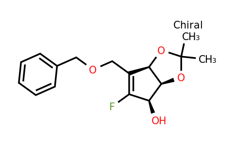 CAS 491578-02-0 | (3aS,4R,6aR)-6-[(benzyloxy)methyl]-5-fluoro-2,2-dimethyl-2H,3aH,4H,6aH-cyclopenta[d][1,3]dioxol-4-ol