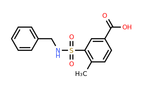 CAS 491598-42-6 | 3-(benzylsulfamoyl)-4-methylbenzoic acid