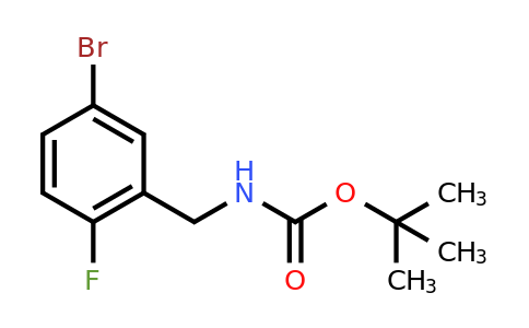 CAS 491836-84-1 | tert-butyl (5-bromo-2-fluorobenzyl)carbamate