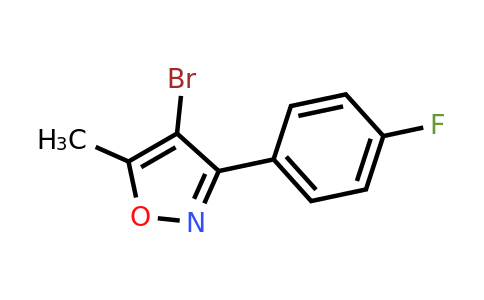 CAS 491876-00-7 | 4-bromo-3-(4-fluorophenyl)-5-methyl-1,2-oxazole