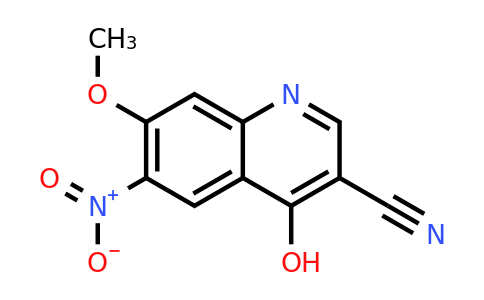 CAS 492456-52-7 | 4-Hydroxy-7-methoxy-6-nitroquinoline-3-carbonitrile