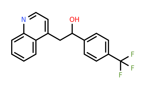 CAS 493024-38-7 | 2-(Quinolin-4-yl)-1-(4-(trifluoromethyl)phenyl)ethanol