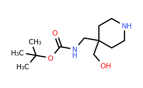 CAS 493026-47-4 | tert-butyl N-{[4-(hydroxymethyl)piperidin-4-yl]methyl}carbamate