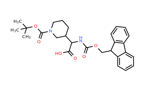 CAS 494210-72-9 | 3-[Carboxy-(9H-fluoren-9-ylmethoxycarbonylamino)-methyl]-piperidine-1-carboxylic acid tert-butyl ester