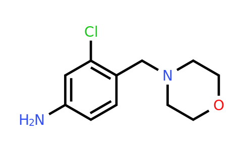 CAS 494777-08-1 | 3-chloro-4-[(morpholin-4-yl)methyl]aniline
