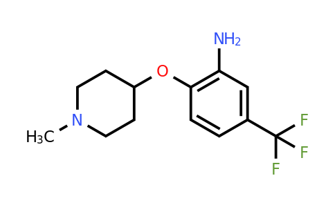 CAS 494777-68-3 | 2-(1-methylpiperidin-4-yloxy)-5-(trifluoromethyl)benzenamine