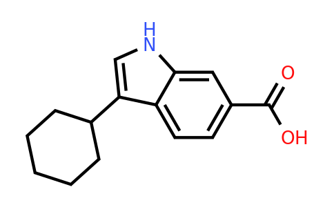 CAS 494799-17-6 | 3-cyclohexyl-1H-indole-6-carboxylic acid
