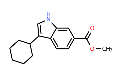 CAS 494799-18-7 | methyl 3-cyclohexyl-1H-indole-6-carboxylate