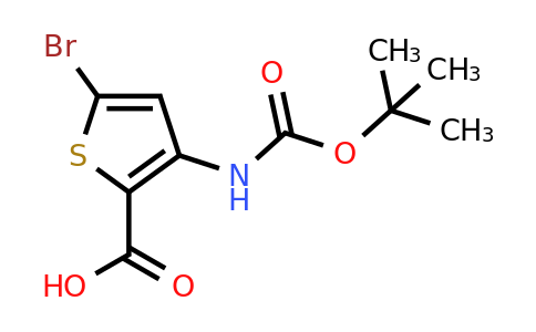 CAS 494833-77-1 | 5-Bromo-3-((tert-butoxycarbonyl)amino)thiophene-2-carboxylic acid