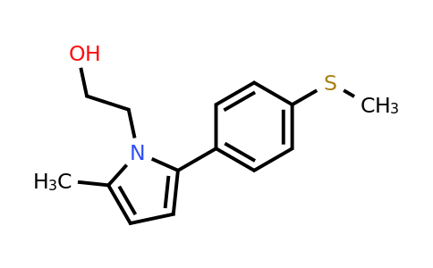 CAS 494850-27-0 | 2-{2-methyl-5-[4-(methylsulfanyl)phenyl]-1H-pyrrol-1-yl}ethan-1-ol