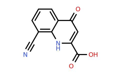 CAS 495409-74-0 | 8-Cyano-4-oxo-1,4-dihydroquinoline-2-carboxylic acid