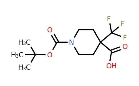 CAS 495415-51-5 | 1-[(tert-butoxy)carbonyl]-4-(trifluoromethyl)piperidine-4-carboxylic acid