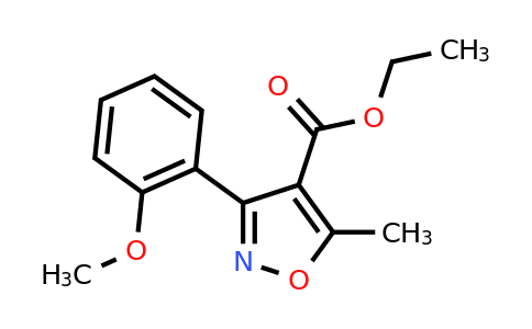 CAS 495417-30-6 | ethyl 3-(2-methoxyphenyl)-5-methylisoxazole-4-carboxylate