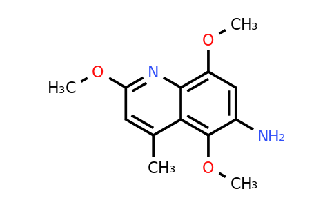 CAS 49584-51-2 | 2,5,8-Trimethoxy-4-methylquinolin-6-amine