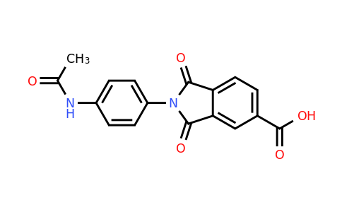 CAS 49587-52-2 | 2-(4-acetamidophenyl)-1,3-dioxo-2,3-dihydro-1H-isoindole-5-carboxylic acid