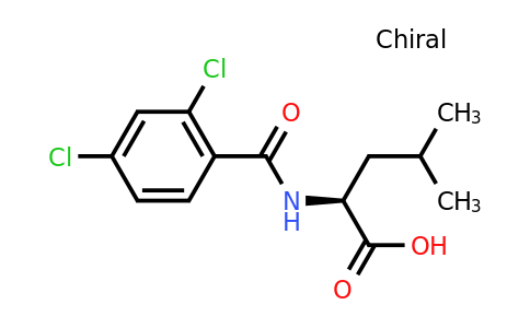 CAS 496019-58-0 | (2S)-2-[(2,4-dichlorophenyl)formamido]-4-methylpentanoic acid