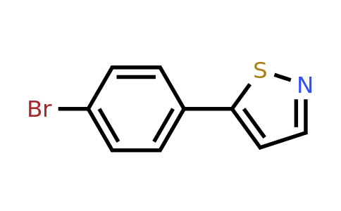CAS 49602-97-3 | 5-(4-Bromophenyl)isothiazole