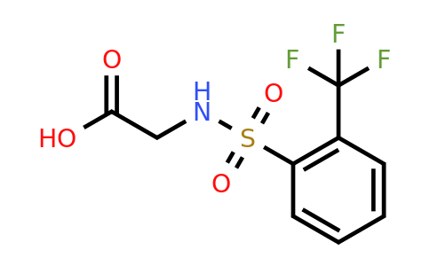 CAS 496026-17-6 | 2-(2-(Trifluoromethyl)phenylsulfonamido)acetic acid