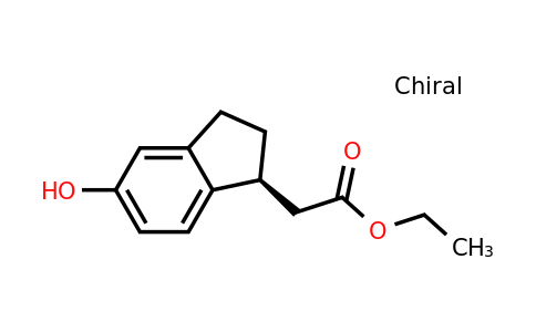 CAS 496061-80-4 | ethyl 2-[(1S)-5-hydroxy-2,3-dihydro-1H-inden-1-yl]acetate