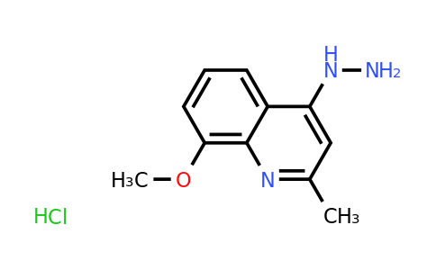 CAS 49612-19-3 | 4-Hydrazino-8-methoxy-2-methylquinoline hydrochloride