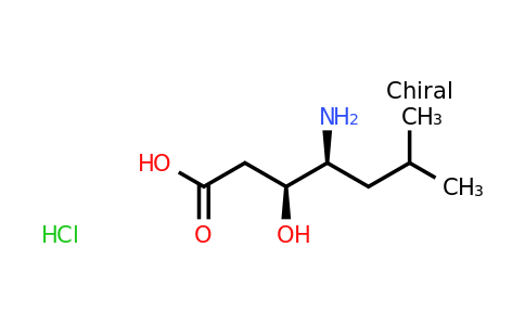 CAS 49642-07-1 | (3S,4S)-4-Amino-3-hydroxy-6-methylheptanoic acid hydrochloride