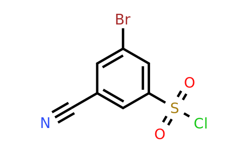 3-Bromo-5-cyanobenzene-1-sulfonyl chloride
