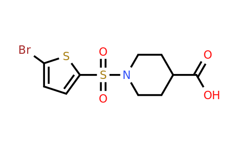 CAS 496778-02-0 | 1-[(5-bromothiophen-2-yl)sulfonyl]piperidine-4-carboxylic acid
