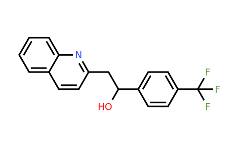 CAS 496947-30-9 | 2-(Quinolin-2-yl)-1-(4-(trifluoromethyl)phenyl)ethanol