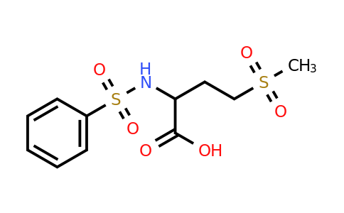 CAS 497141-51-2 | 2-benzenesulfonamido-4-methanesulfonylbutanoic acid