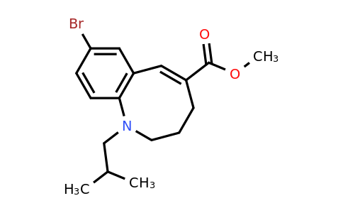 CAS 497224-04-1 | methyl 8-bromo-1-(2-methylpropyl)-1,2,3,4-tetrahydro-1-benzazocine-5-carboxylate