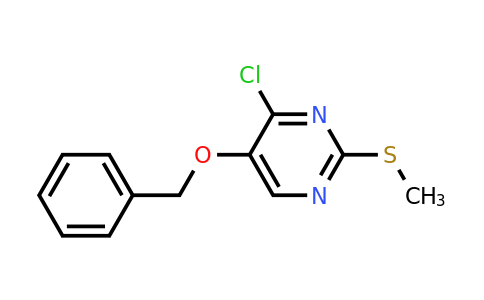 CAS 4973-78-8 | 5-(Benzyloxy)-4-chloro-2-(methylthio)pyrimidine