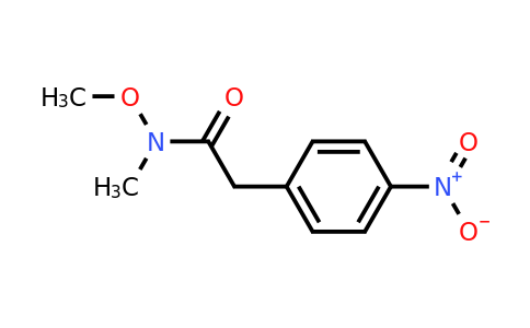 CAS 497856-35-6 | N-Methoxy-N-methyl-2-(4-nitrophenyl)acetamide
