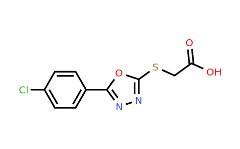 CAS 49809-28-1 | 2-{[5-(4-chlorophenyl)-1,3,4-oxadiazol-2-yl]sulfanyl}acetic acid