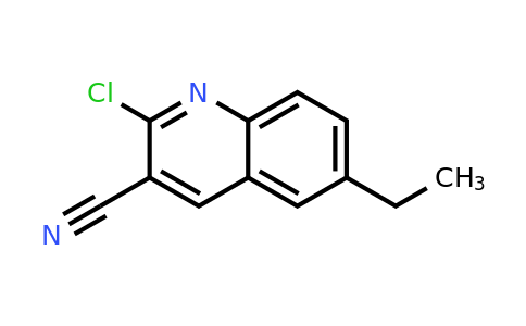 CAS 498548-90-6 | 2-Chloro-6-ethylquinoline-3-carbonitrile