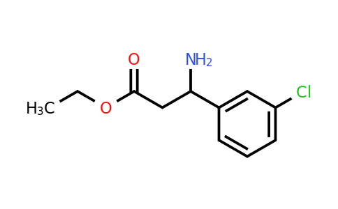 CAS 498581-88-7 | Ethyl 3-amino-3-(3-chlorophenyl)propanoate