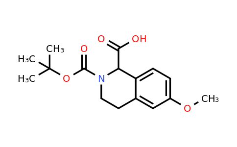 CAS 499139-27-4 | 2-BOC-6-Methoxy-3,4-dihydro-1H-isoquinoline-1-carboxylic acid