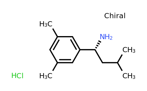 CAS 499157-78-7 | (R)-1-(3,5-Dimethylphenyl)-3-methylbutan-1-amine hydrochloride