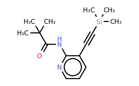 2,2-Dimethyl-N-(3-trimethylsilanylethynyl-pyridin-2-YL)-propionamide