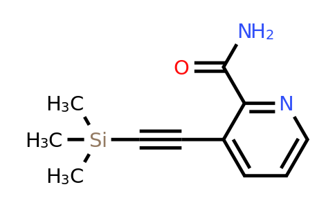 CAS 499193-54-3 | 3-Trimethylsilanylethynyl-pyridine-2-carboxylic acid amide