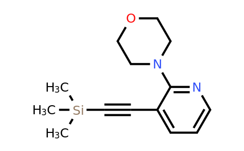 4-(3-Trimethylsilanylethynyl-pyridin-2-YL)-morpholine