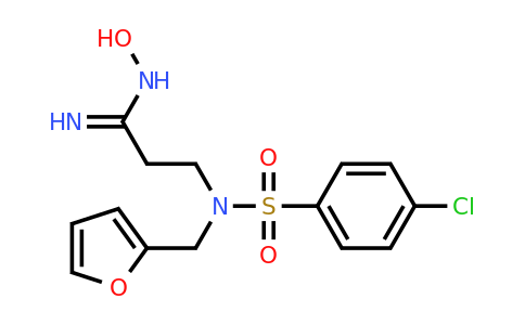 CAS 499769-99-2 | 3-(4-Chloro-N-(furan-2-ylmethyl)phenylsulfonamido)-N-hydroxypropanimidamide