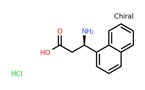 CAS 499977-24-1 | (R)-3-Amino-3-(naphthalen-1-yl)propanoic acid hydrochloride