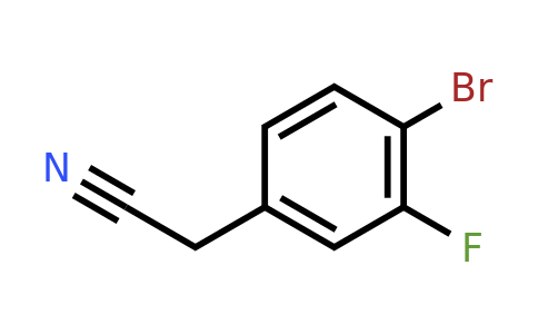 CAS 499983-13-0 | 2-(4-bromo-3-fluorophenyl)acetonitrile