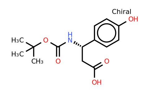CAS 499995-80-1 | Boc-(S)-3-amino-3-(4-hydroxy-phenyl)-propionic acid