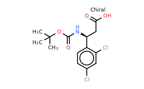 CAS 499995-81-2 | Boc-(S)-3-amino-3-(2,4-dichloro-phenyl)-propionic acid