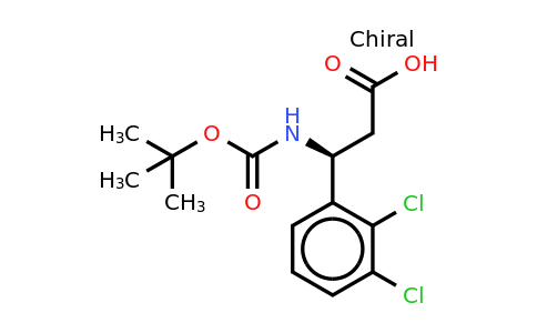 CAS 499995-82-3 | Boc-(S)-3-amino-3-(2,3-dichloro-phenyl)-propionic acid