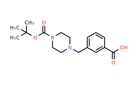 CAS 500013-38-7 | 3-([4-(Tert-butoxycarbonyl)piperazin-1-YL]methyl)benzoic acid