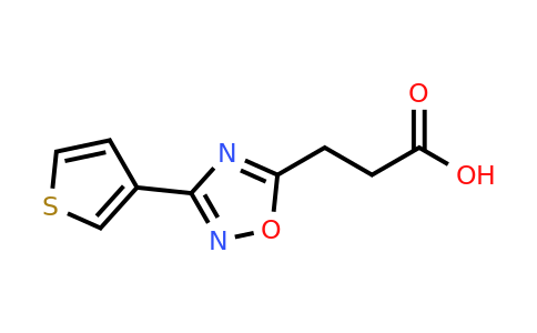 CAS 500025-30-9 | 3-[3-(thiophen-3-yl)-1,2,4-oxadiazol-5-yl]propanoic acid
