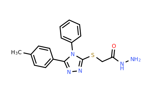 CAS 500119-41-5 | 2-((4-Phenyl-5-(p-tolyl)-4H-1,2,4-triazol-3-yl)thio)acetohydrazide