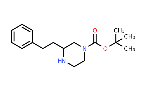 CAS 500129-54-4 | Tert-butyl 3-phenethylpiperazine-1-carboxylate